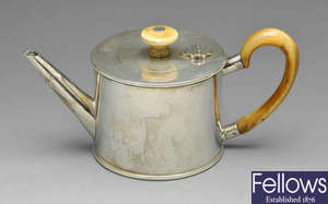 A Victorian small bachelor teapot.