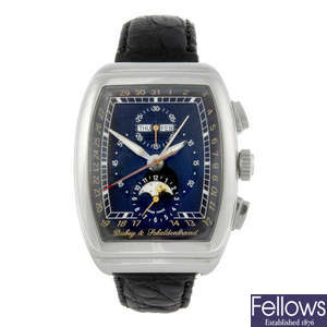 DUBEY & SCHALDENBRAND - a gentleman's stainless steel Gran' Chrono Astro chronograph wrist watch.