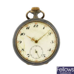 A group of 6 assorted pocket watches.