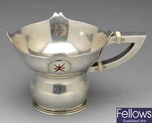 A mid 20th century silver presentation cup.