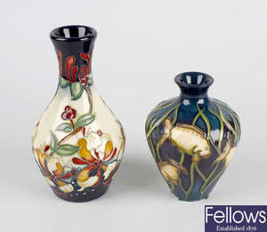 Two small Moorcroft vases. 