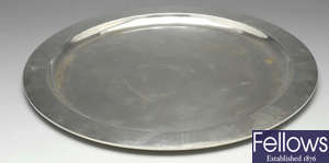 A modern Irish silver plate.