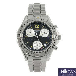 BREITLING - a gentleman's stainless steel Chrono Colt chronograph bracelet watch.