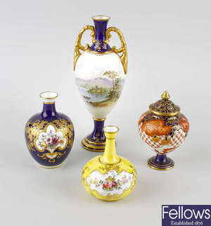 A small collection of Royal Crown Derby items.