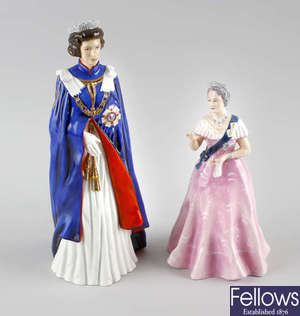 Two limited edition Royal Doulton figures.