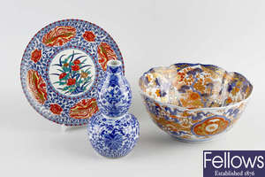 A group of Oriental ceramics and works of art