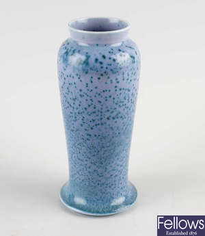 A Ruskin high fired vase. 
