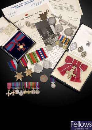 A Great War and WWII Medal group awarded to Principal Matron Ida Jane Walden.