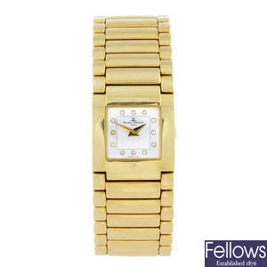 BAUME & MERCIER - a lady's 18ct yellow gold Catwalk bracelet watch.