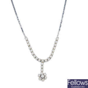 A diamond necklace.
