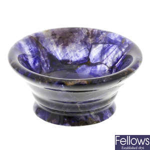 A Blue John bowl