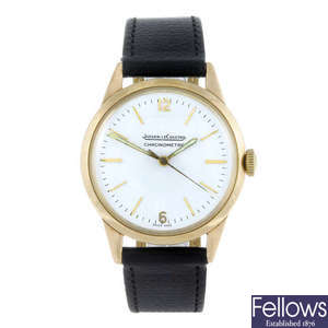 JAEGER-LECOULTRE - a gentleman's 18ct yellow gold Chronometre wrist watch.