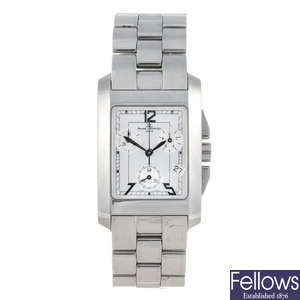BAUME & MERCIER - a gentleman's stainless steel Hampton chronograph bracelet watch.