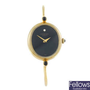 RAYMOND WEIL - a lady's gold plated bracelet watch.