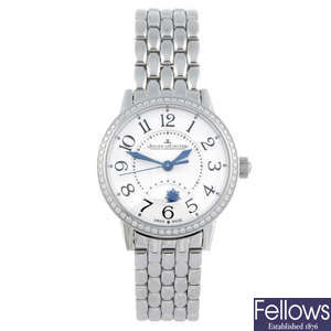 JAEGER-LECOULTRE - a lady's stainless steel Rendez-Vous Night & Day bracelet watch.