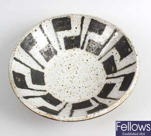 An Islamic pottery bowl.