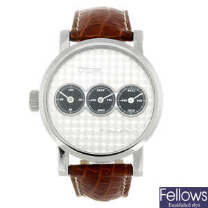 OTIUM - a gentleman's stainless steel Trigulateur wrist watch