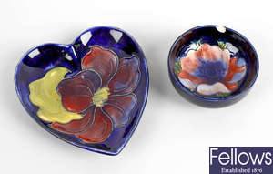 Two items of Moorcroft pottery