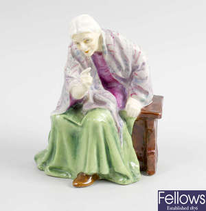 A rare Royal Worcester group, 'Mother Machree'. 