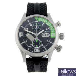 BALL - a gentleman's stainless steel Engineer Master II Diver chronograph wrist watch.