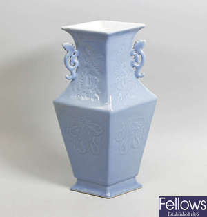 A Chinese porcelain vase. 