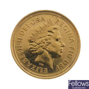 Elizabeth II, Half-Sovereign 2000. 