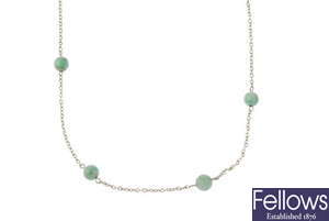 A jade necklace.