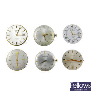 A selection of quartz and mechanical watch movements. Approximately 260.