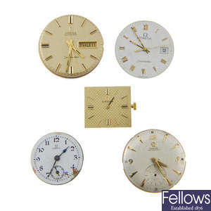 A selection of Omega watch movements. Approximately 35.