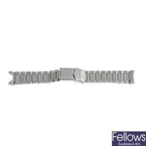 TAG HEUER - a stainless steel bracelet.