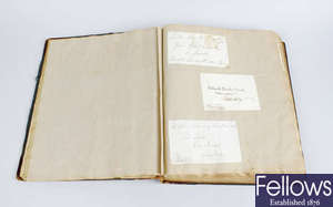 An interesting collection of William IV postal ephemera
