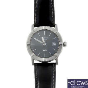 RAYMOND WEIL - a gentleman's stainless steel W1 wrist watch.
