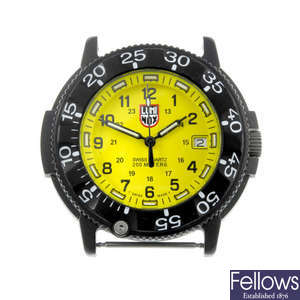 LUMINOX - a gentleman's bi-material Navy Seal watch head with two Citizen bracelet watches.
