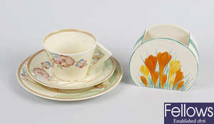 A selection of Clarice Cliff ceramics