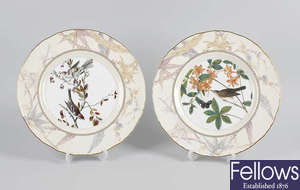  A box containing Royal Worcester limited edition collectors plates