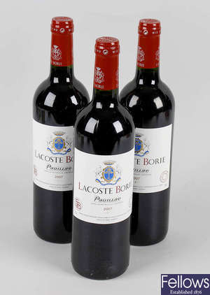 Vintage wine: a case of Pauillac Medoc for Pieroth (12)