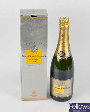 Vintage Champagne: a bottle of 1995 Veuve Cliquot Ponsardin