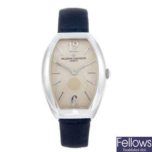 VACHERON CONSTANTIN - a lady's 18ct white gold Egerie wrist watch.