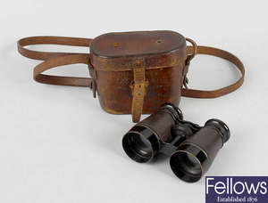 Boer War interest: a pair of Aldershot binoculars, plus a photograph album