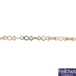 LINKS OF LONDON - a 'Timeless' diamond bracelet.
