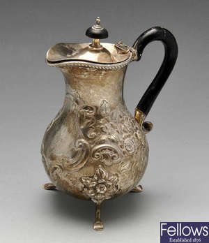 A late Victorian lidded jug.