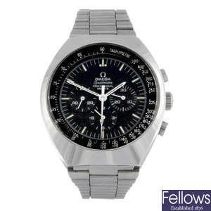 OMEGA - a gentleman's stainless steel Speedmaster Professional Mk II chronograph bracelet watch.