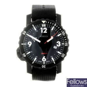 KOBOLD - a gentleman's PVD treated titanium SMG-1 wrist watch.