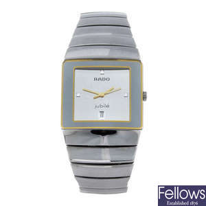 RADO - a mid-size ceramic Jubile bracelet watch.