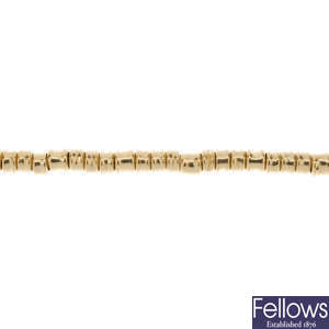 LINKS OF LONDON - an 18ct gold bracelet.