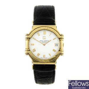 JEAN LASSALE - a gentleman's 18ct yellow gold Thalassa wrist watch.