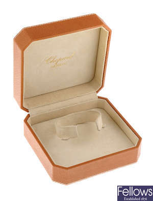 CHOPARD - a pair of complete watch boxes.