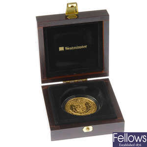 Westminster Mint, Henry VII, a 9ct gold replica Sovereign.