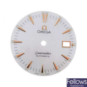 OMEGA - a mother-of-pearl dial for a lady's Seamaster automatic.