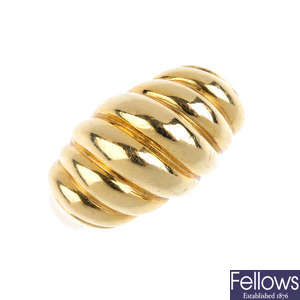 PIAGET - an 18ct gold dress ring.